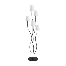 Opviq Lámpara de pie Bonibon - 13234 Blanco y negro